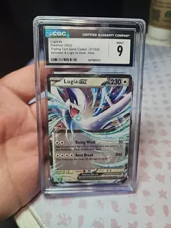 Lugia ex Pokemon TCG Trading Card Game Classic 017/034 CGC 9 Mint - Image 1
