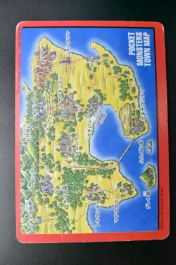 Charizard No. 000 Town Map Carddass Vending 1996 Japanese Pokemon Card - Image 5