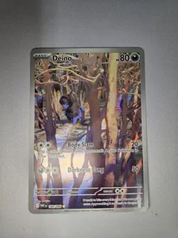 Deino 146/086 Pokemon TCG SV White Flare Illustration Rare Card - Image 1