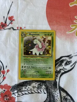 Pokemon TCG Meganium Neo Genesis Holo Rare Card 10/111 - Image 1