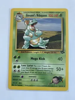 G's Nidoqueen 23/132 - Rare - Gym 2000 WOTC - Pokemon Card - NM - 1¢ start! - Image 1
