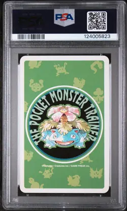 1996 POKEMON GREEN VERSION PLAYING CARDS 6 OF SPADES #094 GENGAR PSA 10 - Image 2