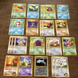 Pokemon Vintage Lot Of 25 Japanese Cards In NM/LP Condition With Steelix Holo - Image 1