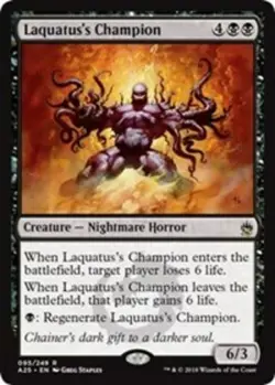 Laquatus's Champion ~ Lightly Played Masters 25 MTG Magic UltimateMTG Black Card - Image 1