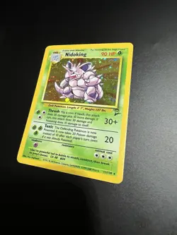 Pokemon TCG Nidoking Base Set 2 Holo Unlimited Rare Card 11/130 - Image 2
