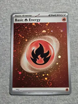 Basic Fire Energy SVE 002 Scarlet & Violet 151 Cosmos Holo Pokemon TCG Card - Image 1