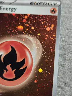 Basic Fire Energy SVE 002 Scarlet & Violet 151 Cosmos Holo Pokemon TCG Card - Image 3