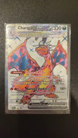 Charizard ex 056 Sv: Scarlet & Violet Promo Cards Holo HEAVY BORDER ERROR! - Image 1