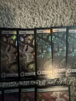 34x Mtg Lorwyn Eclipsed Full Art Foil Lands + Tokens- 21x Lands 13x Tokens ECL - Image 4