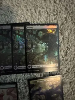 34x Mtg Lorwyn Eclipsed Full Art Foil Lands + Tokens- 21x Lands 13x Tokens ECL - Image 5