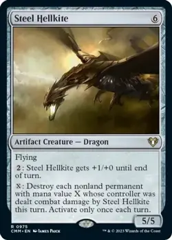 STEEL HELLKITE 975 Commander Masters MTG Magic NM - Image 1