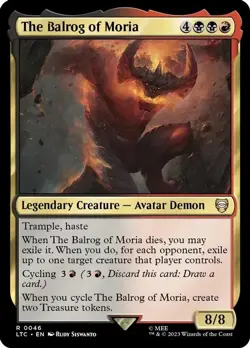 THE BALROG OF MORIA 0046 Lord of the Rings Tales Middle Earth MTG - Image 1