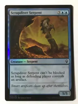 *foil SCRAPDIVER SERPENT Commander Legends MTG Magic the Gathering - Image 1