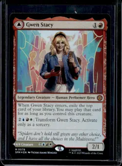 2025 Magic: The Gathering Marvel's Spider-Man Gwen Stacy Ghost-Spider Foil #0078 - Image 1