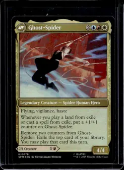 2025 Magic: The Gathering Marvel's Spider-Man Gwen Stacy Ghost-Spider Foil #0078 - Image 2