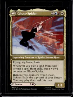 2025 Magic: The Gathering Marvel's Spider-Man Gwen Stacy Ghost-Spider Foil #0078 - Image 2