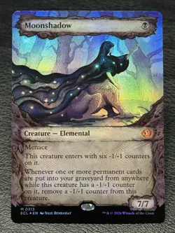 Moonshadow 0313 - Foil Showcase - Magic the Gathering: Lorwyn Eclipsed - NM/M - Image 1