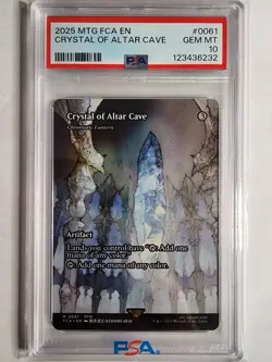Crystal of Altar Cave - (Showcase) Final Fantasy: Through the Ages PSA 10 - Image 1