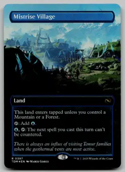 Mistrise Village (Borderless) R Tarkir: Dragonstorm 397 NM - Image 1