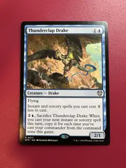 *** Thunderclap Drake *** Commander: Outlaws of Thunder Junction NM MTG English - Image 1