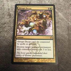 Abrupt Decay - Return to Ravnica - MTG Magic the Gathering - NM - Image 1