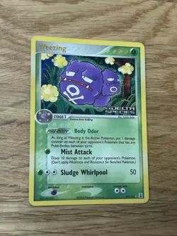 Pokemon Card - Weezing Delta Species 33/113 Rare Reverse Holo Stamped - Image 1