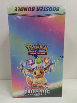 2025 Pokemon Prismatic Evolutions Factory Sealed Booster Bundle Display Box (c) - Image 1