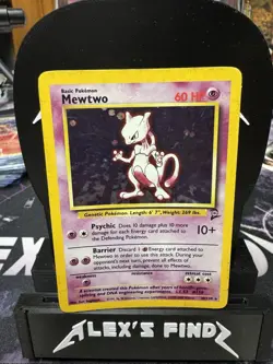 Mewtwo - 10/130 - Pokemon Base Set 2 Holo Rare Card WOTC HP - Image 1