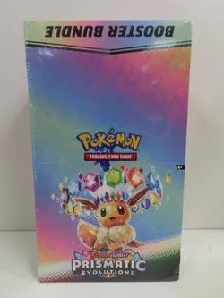2025 Pokemon Prismatic Evolutions Factory Sealed Booster Bundle Display Box (b) - Image 1