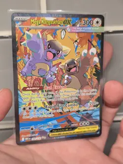 Pokemon Mega Kangaskhan EX 182/132 Mega Evolution Special Illustration Rare NM - Image 2