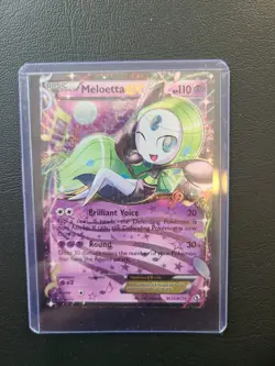 Pokemon Meloetta EX Holo 2013 Legendary Treasures Radiant Collection RC11/ RC25 - Image 1