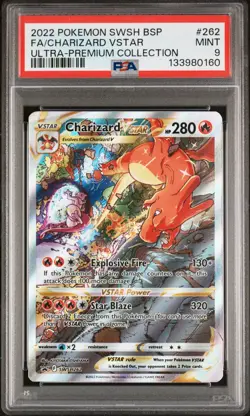 Mewtwo Gg44 Charizard SWSH262 VStar Pokemon Crown Zenith PSA 9 Sequential Set - Image 4