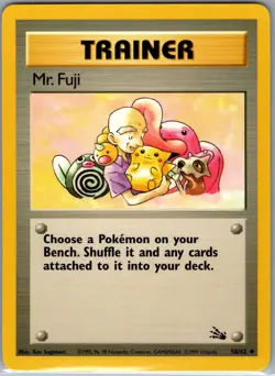 Mr. Fuji 58/62 Non Holo Fossil - Pokemon Card - NM - Image 1