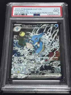 2024 POKEMON SHROUDED FABLE SPECIAL ILLUSTRATION COLLECTION KINGDRA EX PSA 9 - Image 1