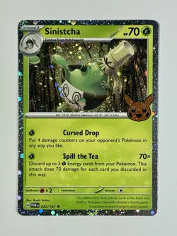 Pokemon TCG - Sinistcha - 022/167 - 2024 S&V: TWM - Trick Or Trade - Cosmo Rare - Image 1
