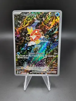 [NM/LP+] Pokemon TCG Paldea Evolved Magikarp Illustration Rare 203/193 Corner - Image 1
