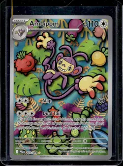 2025 Pokemon Phantasmal Flames Ambipom Illustration Rare #107/094 - Image 1