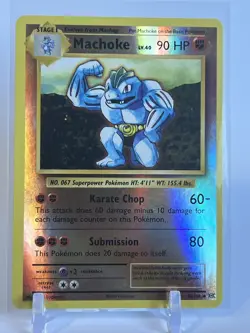 Pokemon TCG Machoke XY Evolutions 58/108 Reverse Holo Uncommon VLP - Image 1