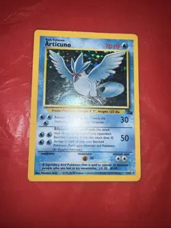 Pokemon TCG Articuno Fossil 2/62 Holo 1st Edition Holo Rare - Image 2