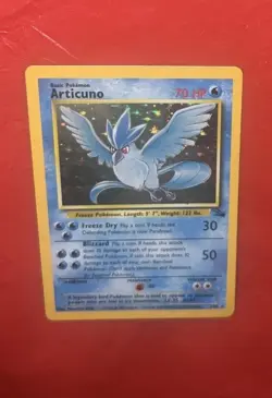 Pokemon TCG Articuno Fossil 2/62 Holo 1st Edition Holo Rare - Image 3