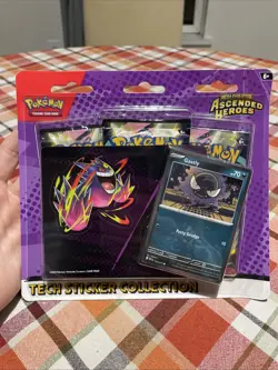 Pokemon TCG 1x Mega Evolution Ascended Heroes Tech Sticker Collection - Gastly - Image 1