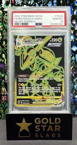 PSA 10 Pokemon TCG Rayquaza VMAX TG29/TG30 - Image 1