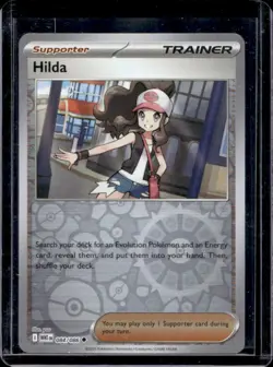 2025 Pokemon White Flare Hilda Reverse Holo Uncommon #084/086 - Image 1