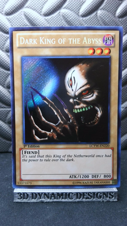 | Yugioh Dark King of the Abyss LCYW-EN220 1st Edition Secret Rare NM 🔥 | - Image 1