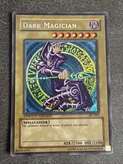 Dark Magician BPT-001 LIMITED Edition Secret Rare Yu-Gi-Oh! LP - Image 1