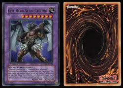 Evil HERO Wild Cyclone DP06-EN011 Ultra Rare 1st Edition Yu-Gi-Oh - Image 3