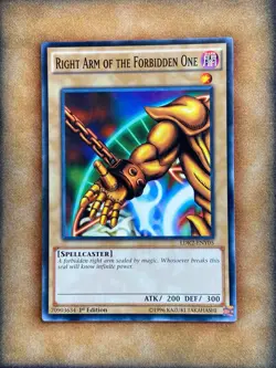 Yugioh Right Arm of the Forbidden One LDK2-ENY05 Common 1st Ed NM - Image 1