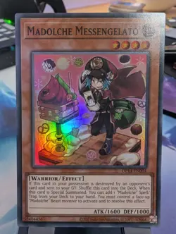 YuGiOh! Madolche Messengelato OP14-EN004 Super Rare - Image 1