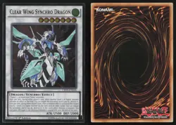 Clear Wing Synchro Dragon CROS-EN046 Ultimate Rare 1st Edition Yu-Gi-Oh - Image 3