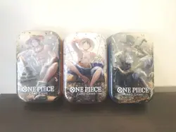 One Piece Tin Pack Set Vol 2 Set of 3 [TS-02 OP-13] Sealed Bandai NEW - Image 2